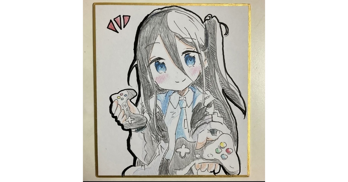 ラ*ル様 【ブルアカ】中色紙【アリス】 日本未発売・大陸限定・中国限定】ブルーアーカイブ ブルアカ