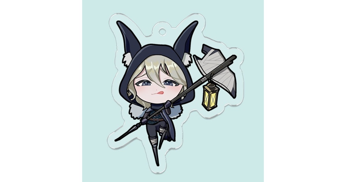 【楽天カード分割】 残狂ハルシネイト22】夜の番人 アクリルキーホルダー イタカ パソコン用キーボード
