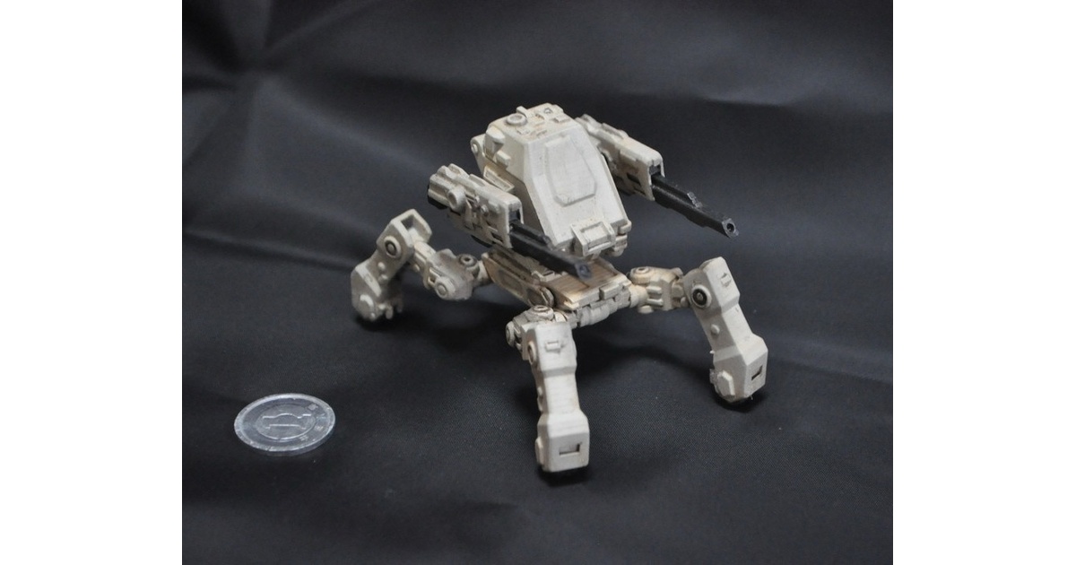 グリコ　オリジナルロボット 1/60 オリジナルロボットP-02（小型多脚タイプ） - Garland CGW