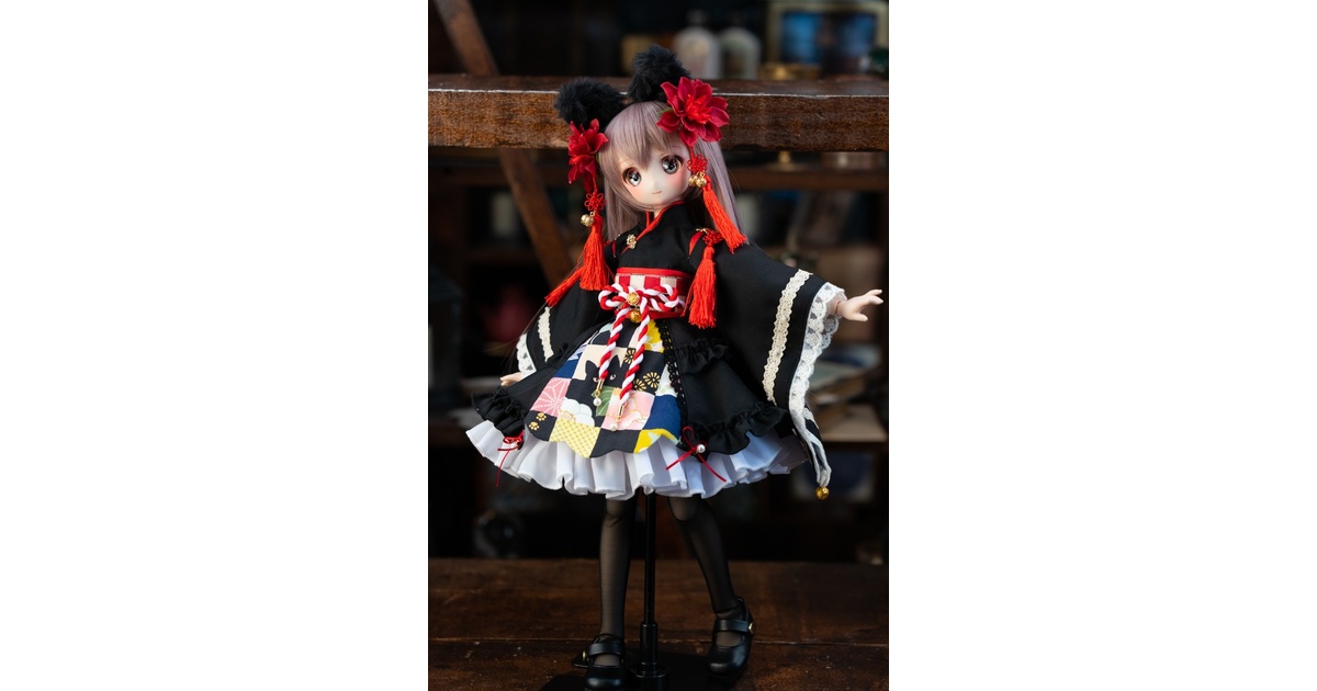 MDDサイズ和風クロネコセット - gingertea - BOOTH