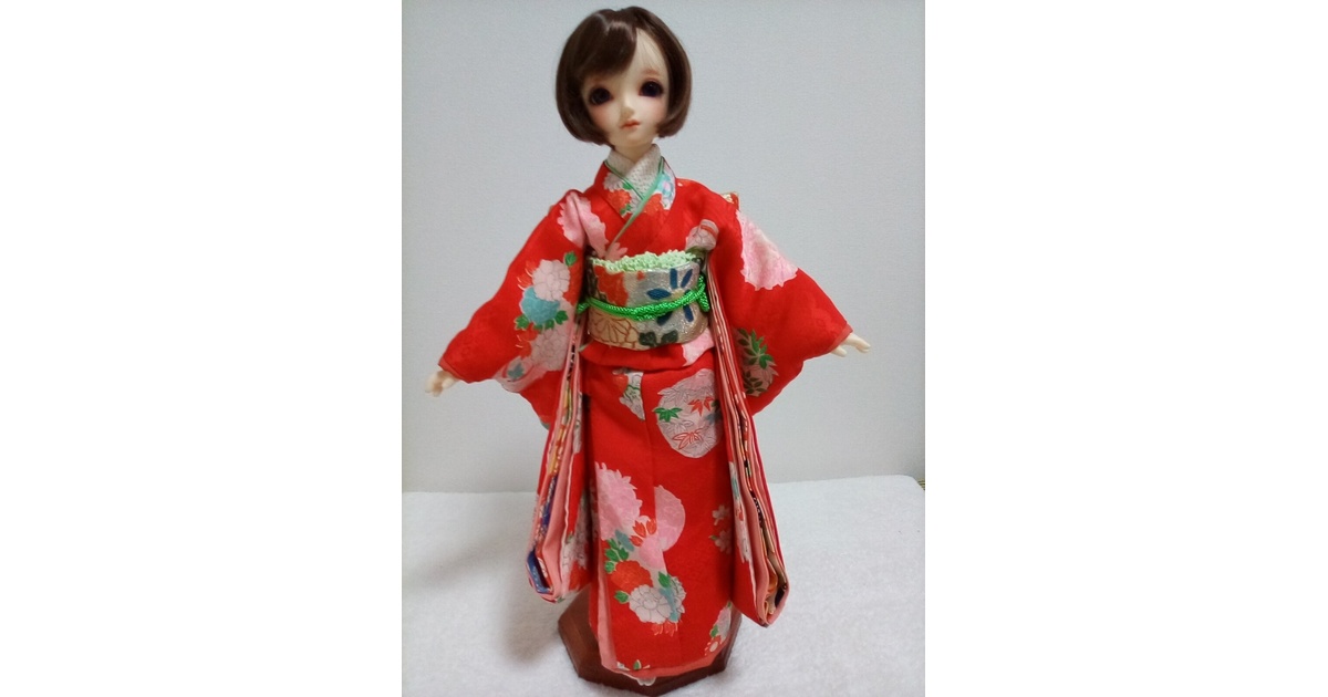 送料込み】SDM 40cmドール 着物 振り袖セット 紅華 - ねねこ呉服店 - BOOTH