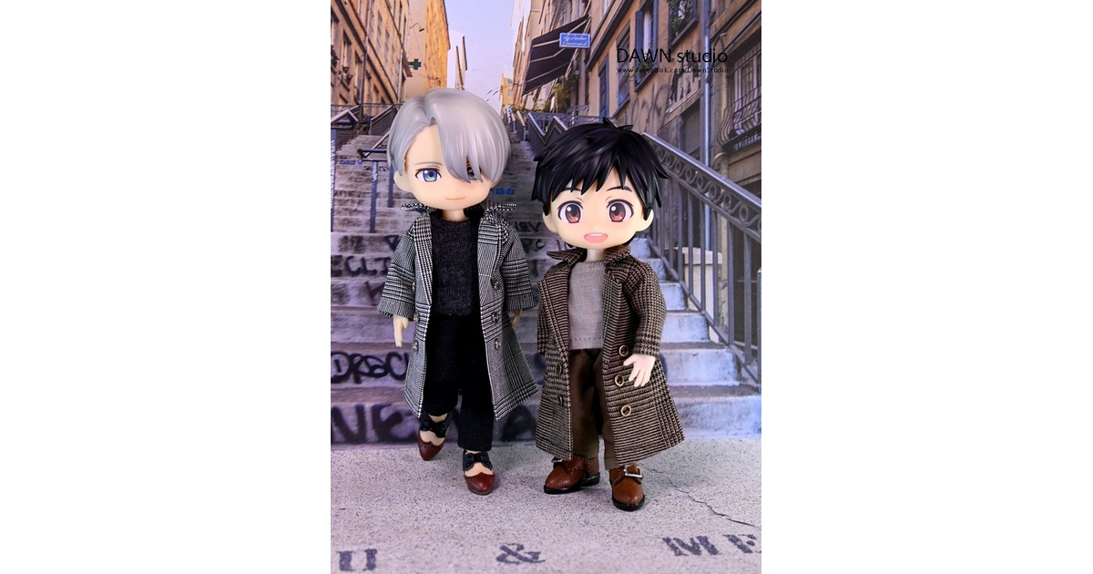 オビツ11サイズ ロングコート黒クロセット①