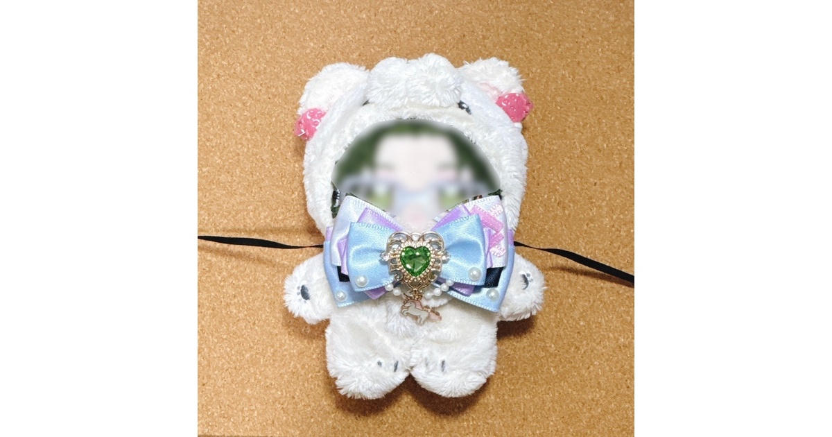 ぬいぐるみ用 ちょびっとおめかしリボン いつぬい　オーダー あんスタ】いつぬい用おめかしリボン🧸🎀②【fine/UNDEAD/Switch