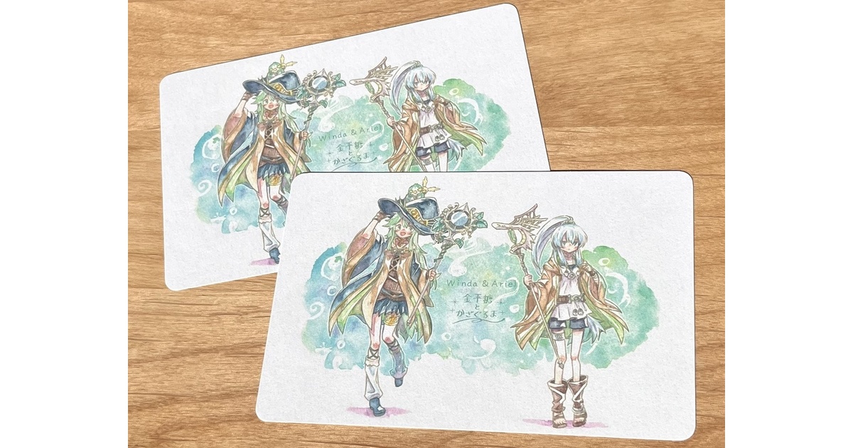 遊戯王 風霊使いウィン ガスタの巫女ウィンダ 金平糖とかざぐるま プレイマット 遊戯王 風霊使いウィン ガスタの巫女ウィンダ 金平糖と