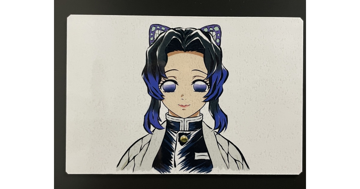 鬼滅の刃 胡蝶しのぶ モクテルバー ポスター ロト 線画 原画 カラー セット 鬼滅の刃 胡蝶しのぶ モクテルバー ポスター ロト 線画 原画