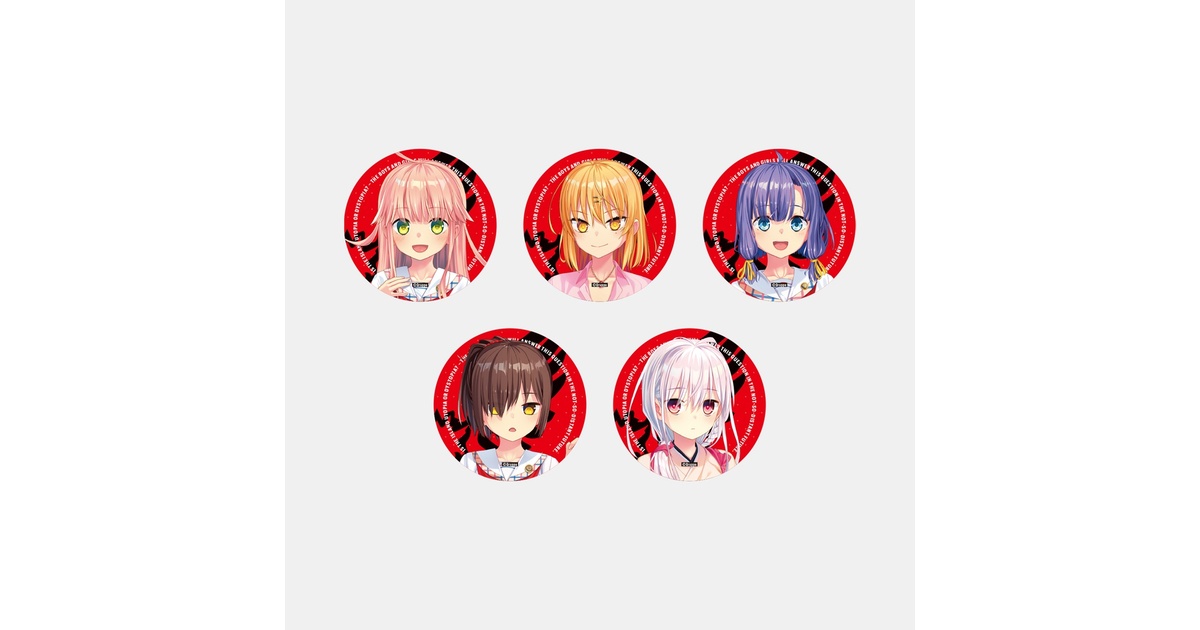 ぬきたし 缶バッジ 5個セット ぬきたし缶バッチセット - Qruppo Shop - BOOTH