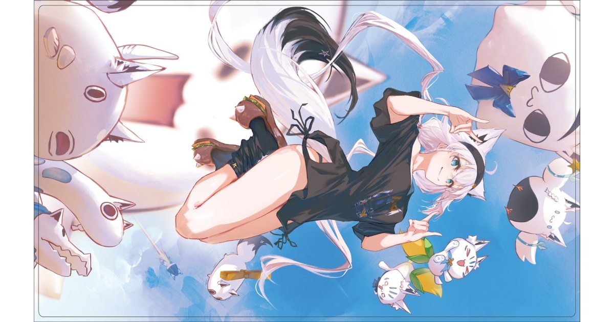 プレイマット：白上フブキ C103 - u-sleeve - BOOTH