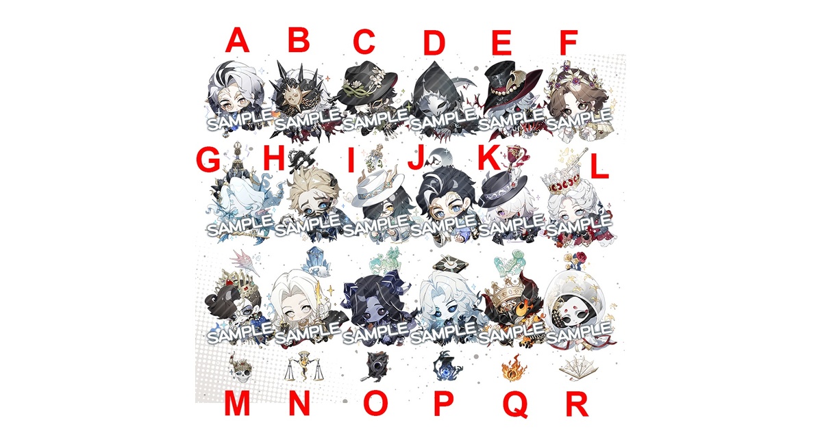 第五人格　ワンスト　アクリルバッジ　占い師　イライ　探鉱者　ノートン　2点セット d58cdd4c-91c9-4217-a45a-