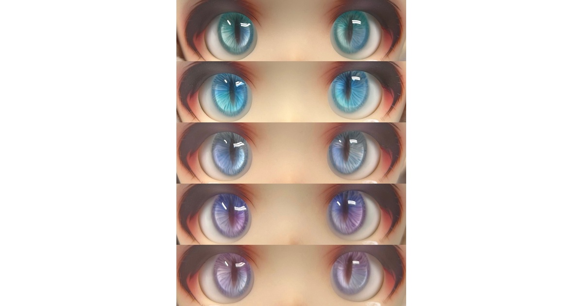 レジンアイ　18mm 夜空石膏レジンアイ（14mm/7mm）｜DOLK（ドルク）