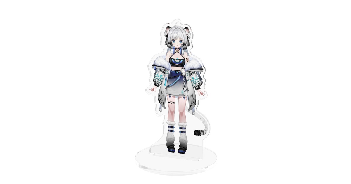 アクリルスタンド(立ち絵) - 雪白 氷菓@VTuber - BOOTH