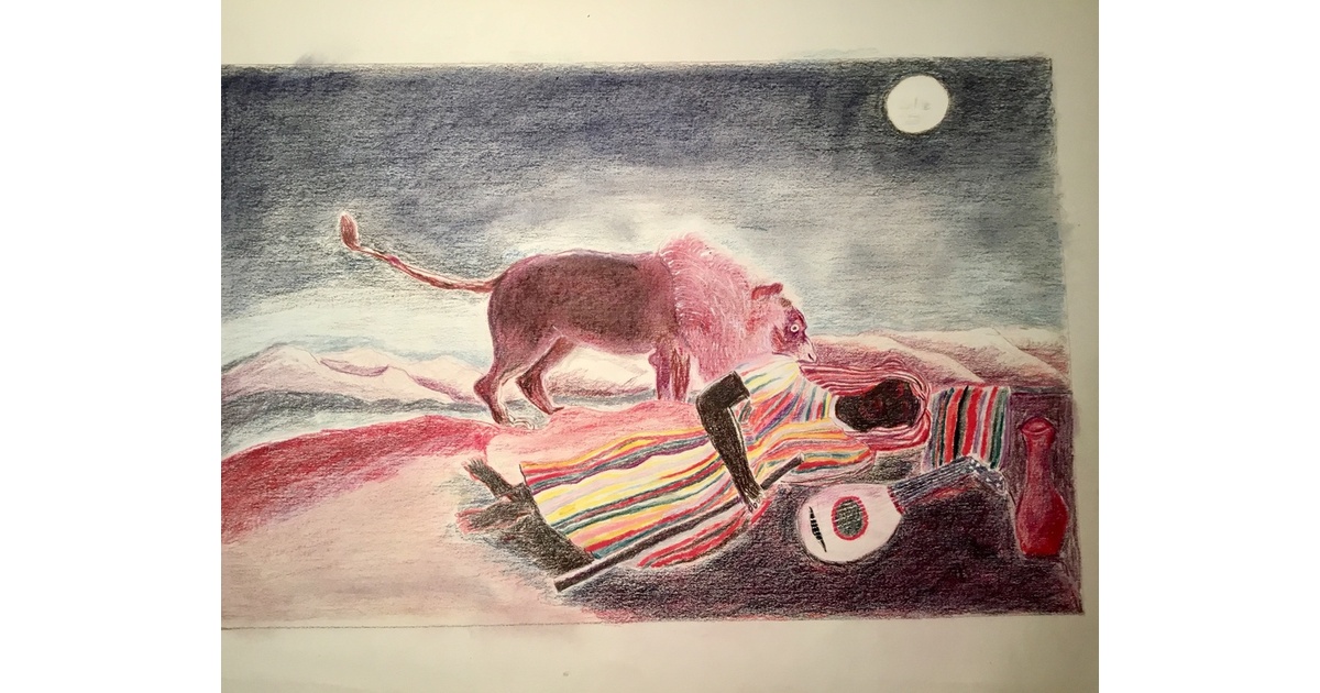 ☆切り絵 龍の谷 原画 絵画 アート イラスト ☆ （Today