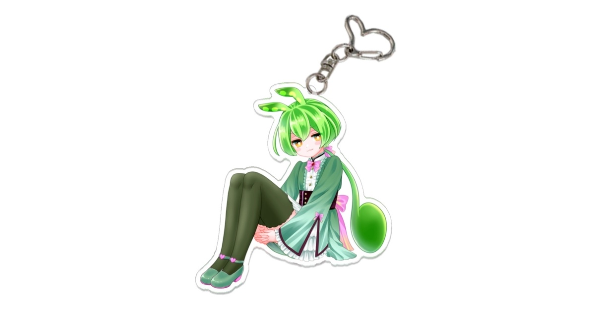 高級品市場 公式イラスト おめかしずんだもん アクリルキーホルダー キャラクターグッズ