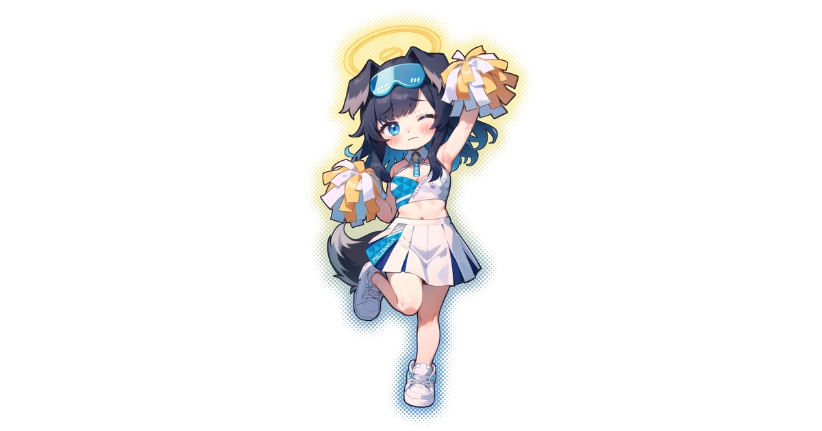 ブルアカ ヒビキ アクリルキーホルダー 80mm - Mirage Haze - BOOTH