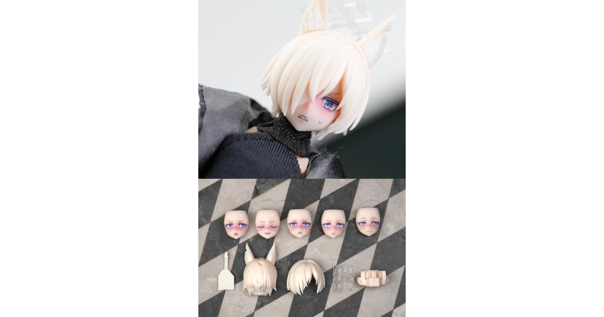 BAF-012]ブルーアーカイブ ヘッドパーツセット - カンナver.2