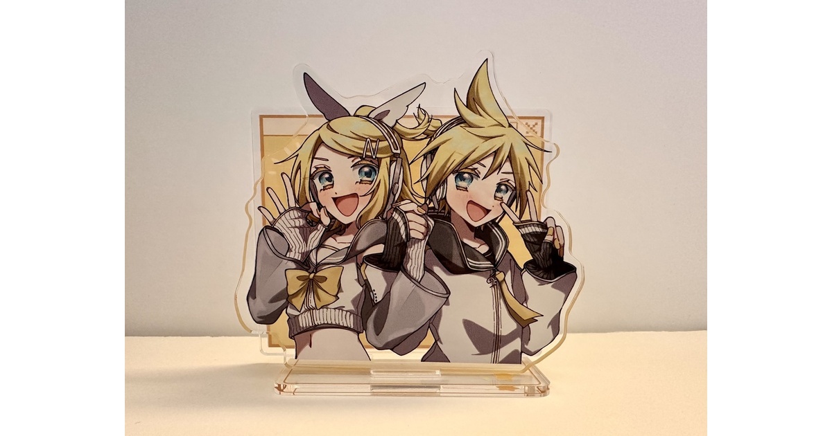鏡音リン・レンNTフレーム付きアクリルスタンド - domi - BOOTH
