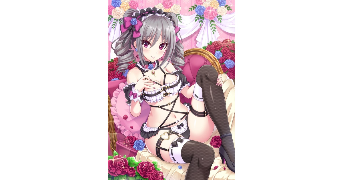 販売終了)神崎蘭子[ﾚｰｽﾘﾐﾃｰｼｮﾝ(ﾒｲﾄﾞver)] / B2タペストリー【C90