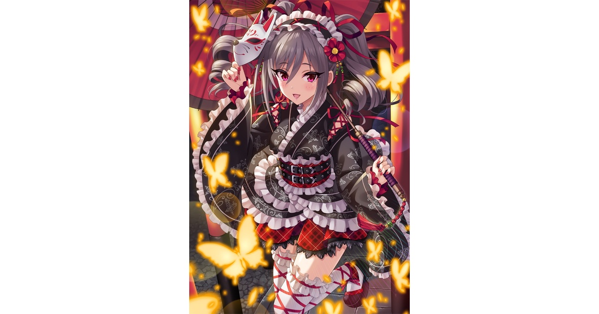 販売終了)神崎蘭子[紅蓮の夜姫'18.ver] / B2タペストリー【C94
