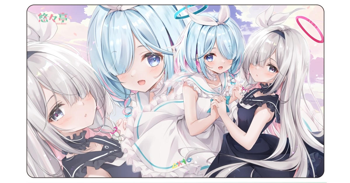 ブルーアーカイブ アロナ プラナ 水着 スリーブ プレイマット セット o_d ブルーアーカイブ アロナ プラナ 水着 スリーブ プレイマット