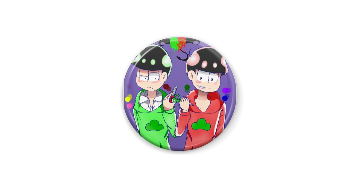 おそ松さん 病み速度松缶バッジ - itsuki-karen - BOOTH