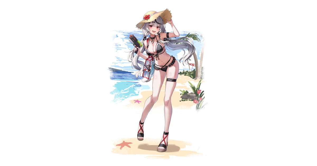 夏のアクスタ 沙花叉クロヱ - chacha0602 - BOOTH