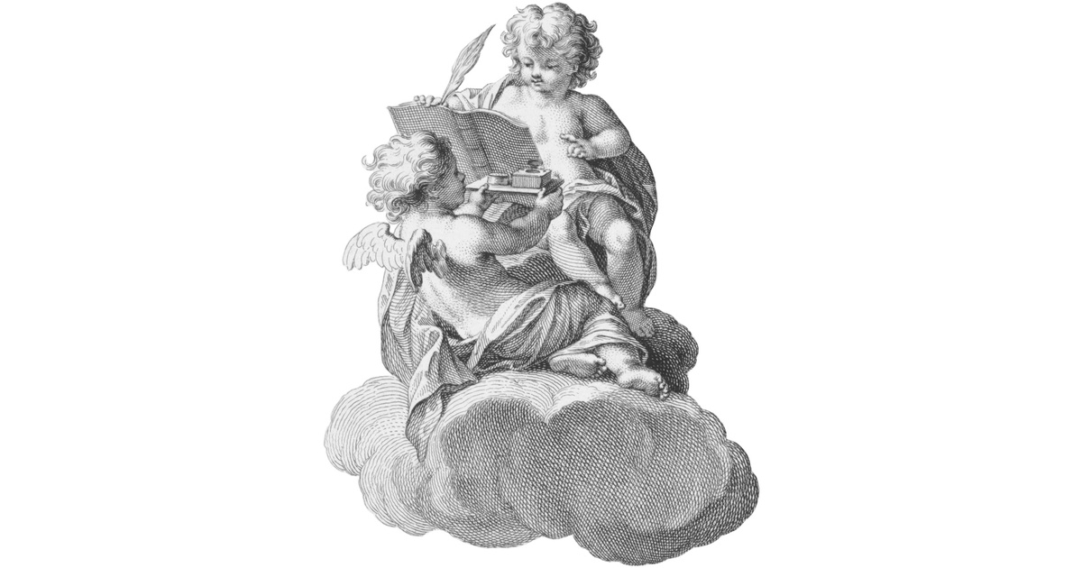 アナログイラスト　手描き　ペン画「天使」 e3c7b36e-1fdb-4ce0-8aaf-