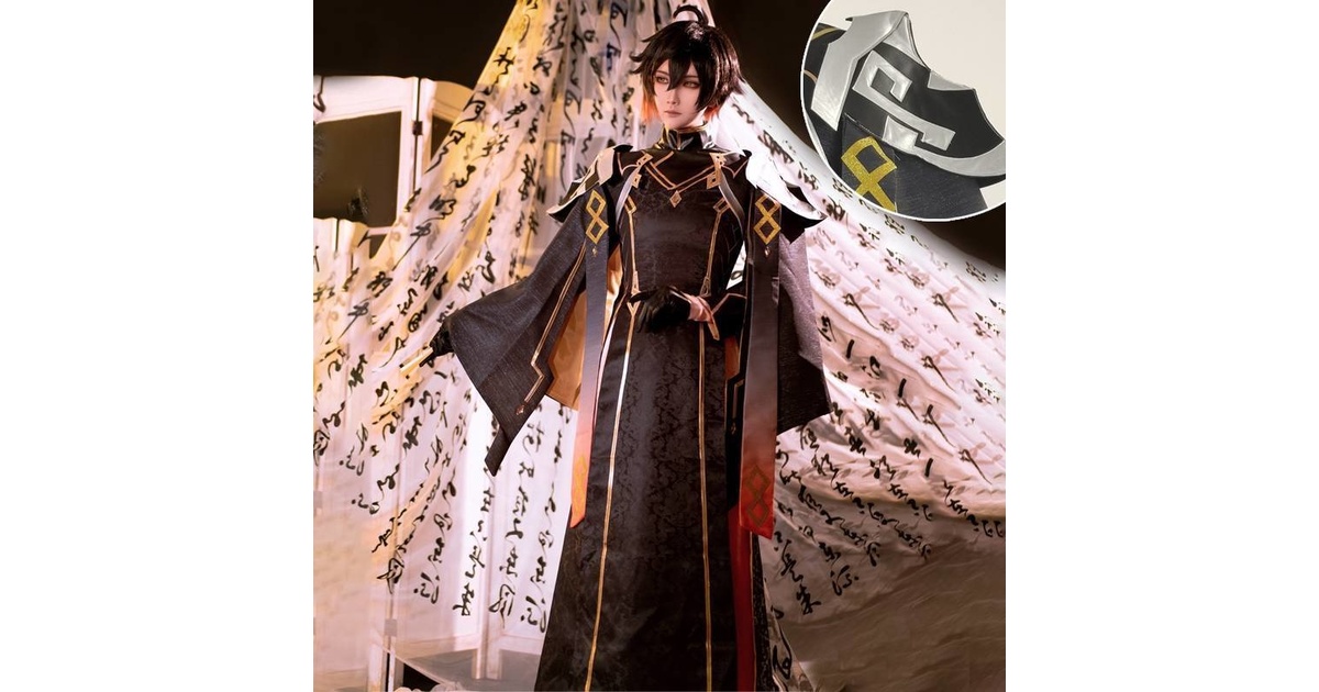 在庫品 原神 Genshin げんしん 岩神モラクス 岩王帝君 鍾離 コスプレ