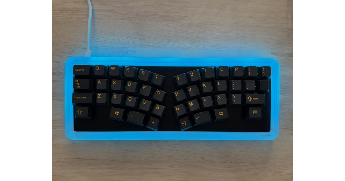 GPK60-46SGR V3 Poker互換(GH60、DZ60)ケース対応キーボード - Daraku