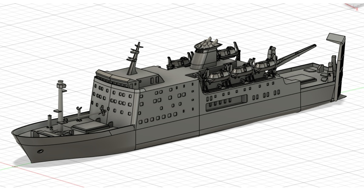 貨客船「万景峰92号」1/700《商船/客船 09》 - 模型工房