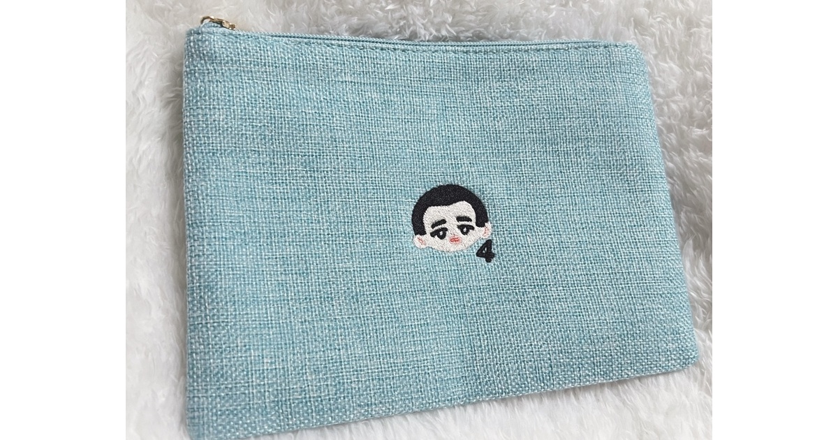 スラムダンク SD 山王工高 深津一成 刺繍ポーチ - ぴゅあぐみ