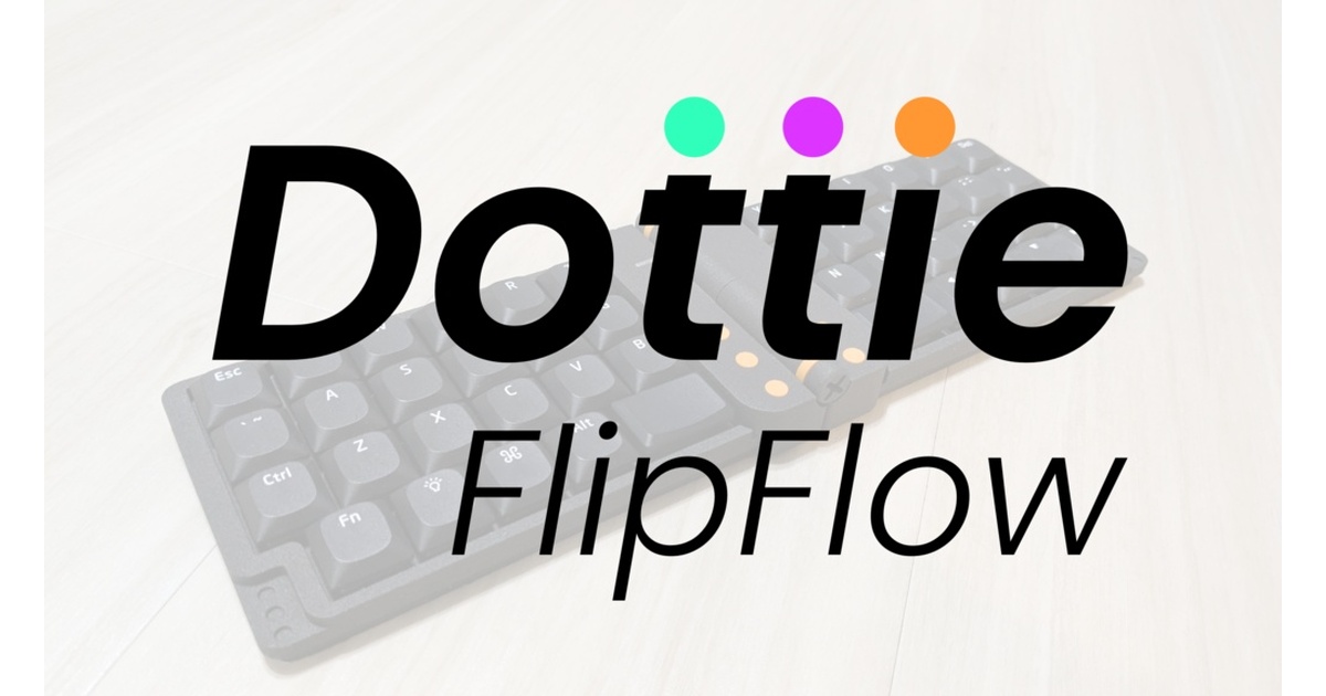 Dottie FlipFlow キーボードキット - Mogma Products - BOOTH