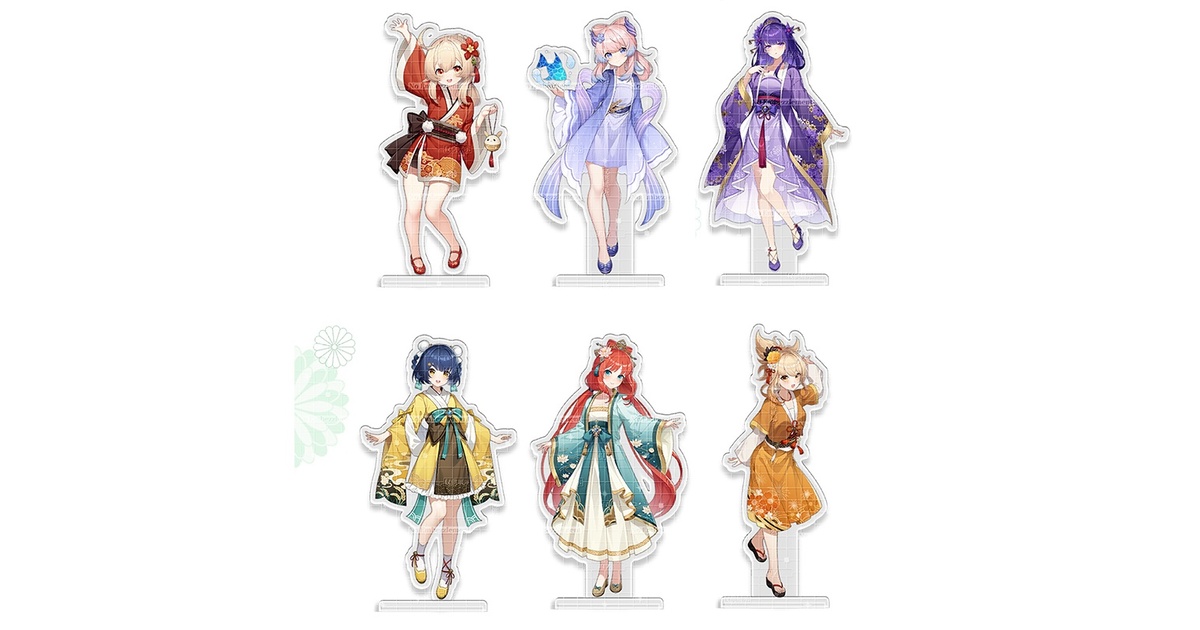 GiGO セガ 原神 刻晴 珊瑚宮心海 ニィロウ アクリルスタンド