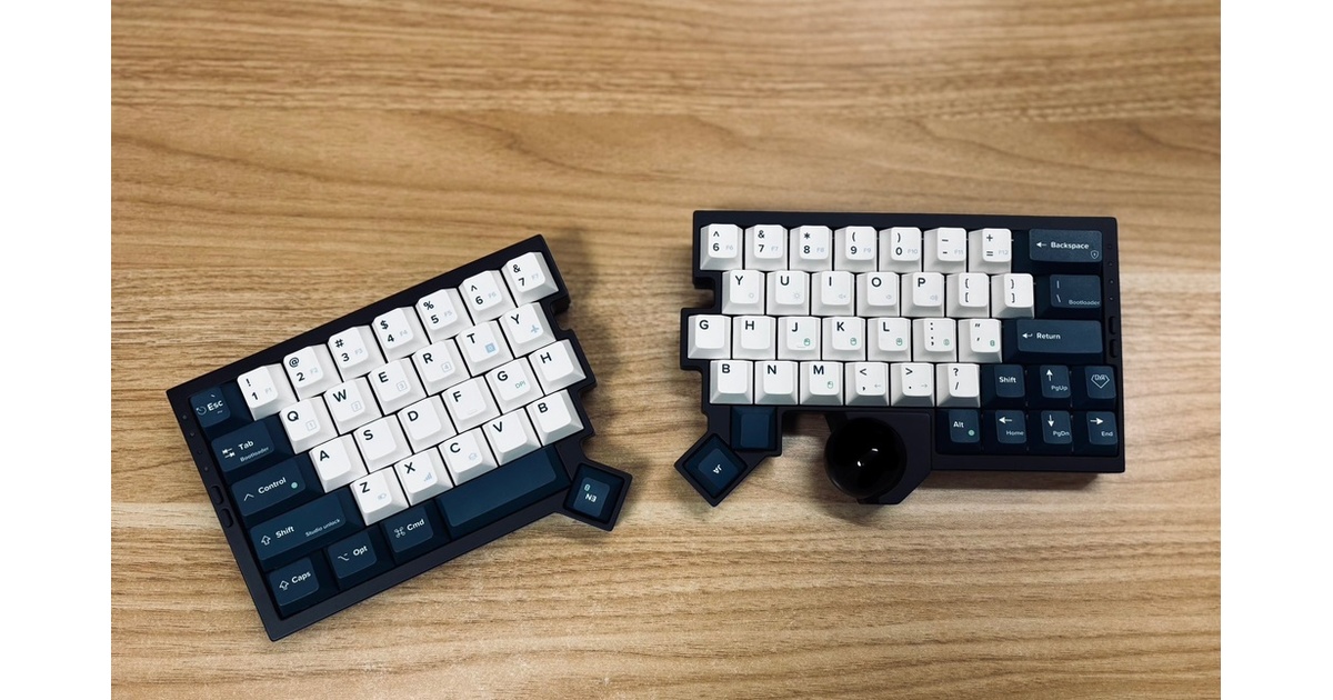 発売予定】DYA2 トラックボール・タッチセンサー付き無線分割