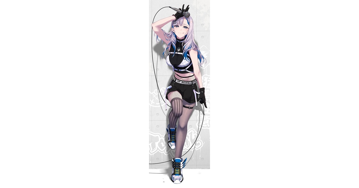 ぽち小屋。 飯田ぽち。 パヴォリア・レイネ　等身大タペストリー ホロライブID C101 パヴォリア・レイネ 等身大タペストリー - ぽち小屋。 - BOOTH
