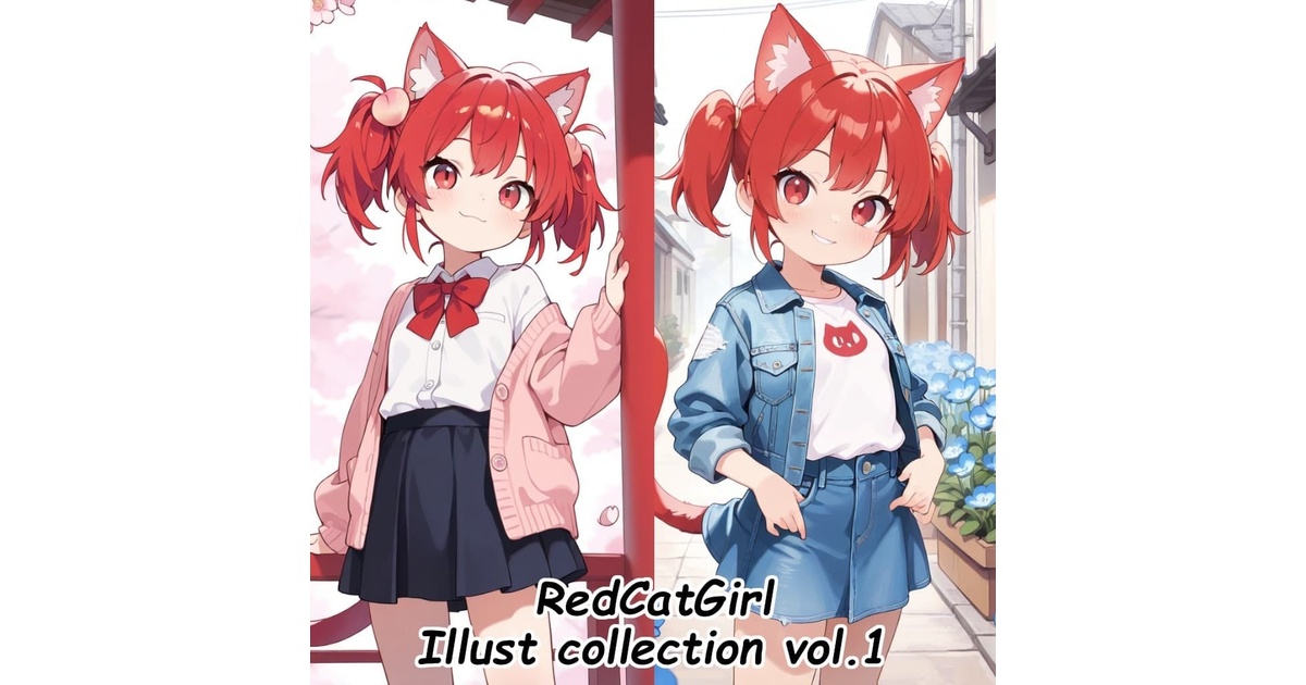 NEKOZENEKO         原画 イラスト集 Illust Collection Vol.1 - あかねこ RedCatGirl