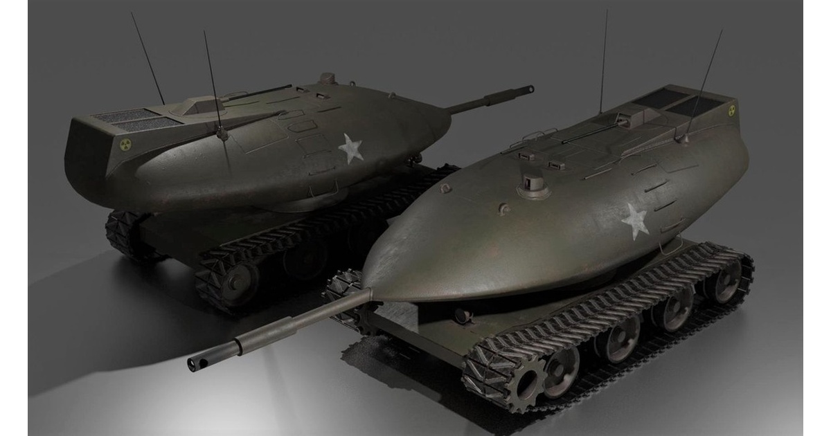 フルスクラッチ 1/35 クライスラーTV-8核動力水陸両用戦車 塗装済み完成品 フルスクラッチ 1/35 クライスラー TV-8 核動力水陸両用中戦車