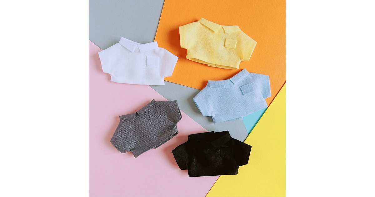 確認用　ちびぬいちゃんのポロシャツ 予約受付中】 ちびぬい 衣装 コスチューム 服 na456 PoP衣装 青