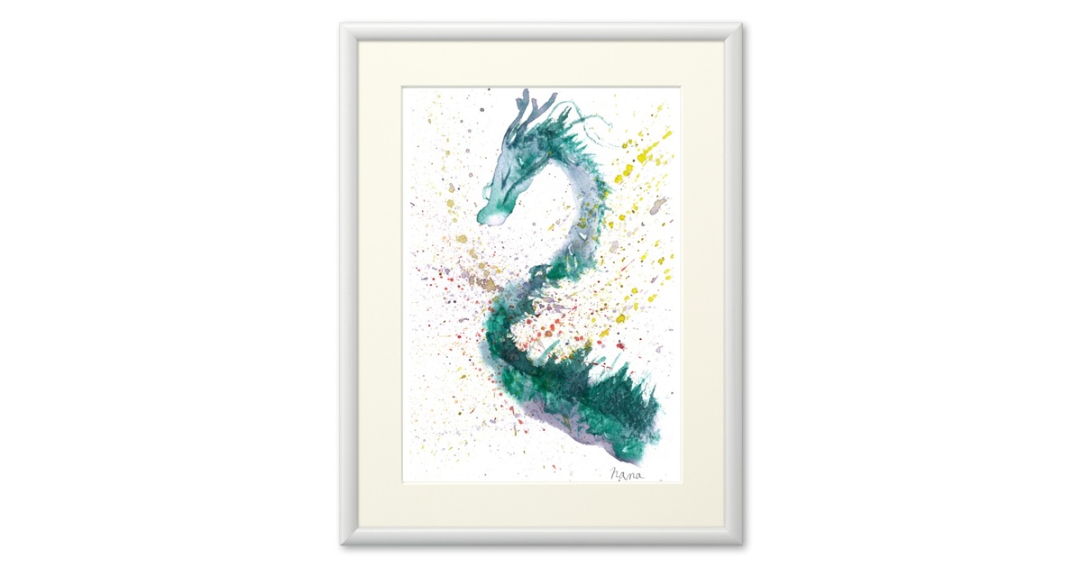 専用＃B3サイズ＃青龍絵画　＃心願成就　＃巡礼祈祷 楽天市場】～京都一筆龍の御加護を《祀る／飾る》～【昇運・守護