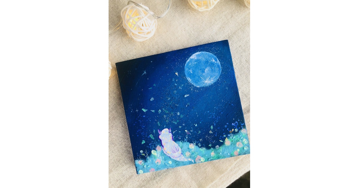 一点もの アクリル画（10×10） - 菓子工房 異国屋 - BOOTH