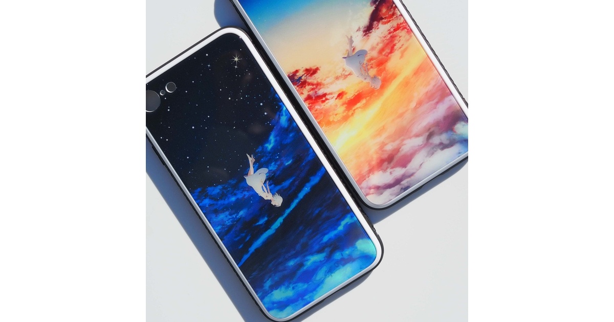 iPhone】スマホケース(強化ガラス仕上げ)_アスノヨゾラ哨戒班