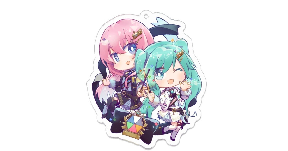 初音ミク アニメガ 星のカケラ アクリルキーホルダー しおみづ