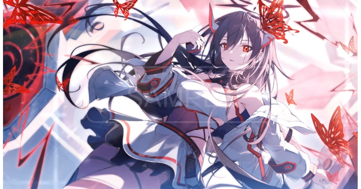 ラバー　プレイマット illust：アルデヒド　フロンティアゲーム PolyPhonicOverDrive アルティサリア』ラバー製プレイマット