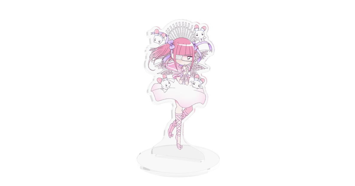 メンヘラチャン直筆ドローイングアクリル455x380江崎びす子