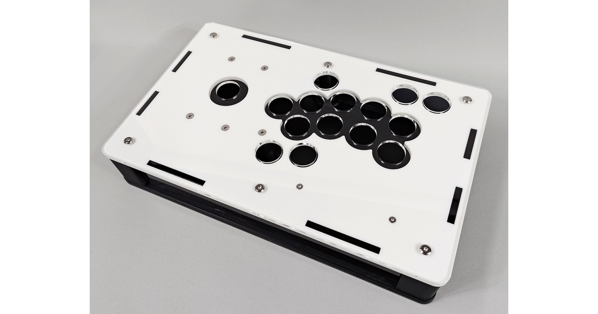 中型レバーオール24mmボタン使用アケコンケースタイプ3plus 開閉