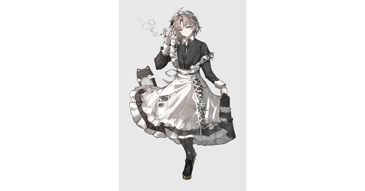 Chai ページ にじさんじ 叶(メイド) 叶さんメイドアクスタ - tori-pippi - BOOTH