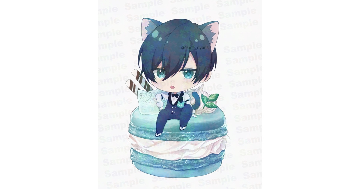 猫耳凜アクリルキーホルダー - 無添加 - BOOTH