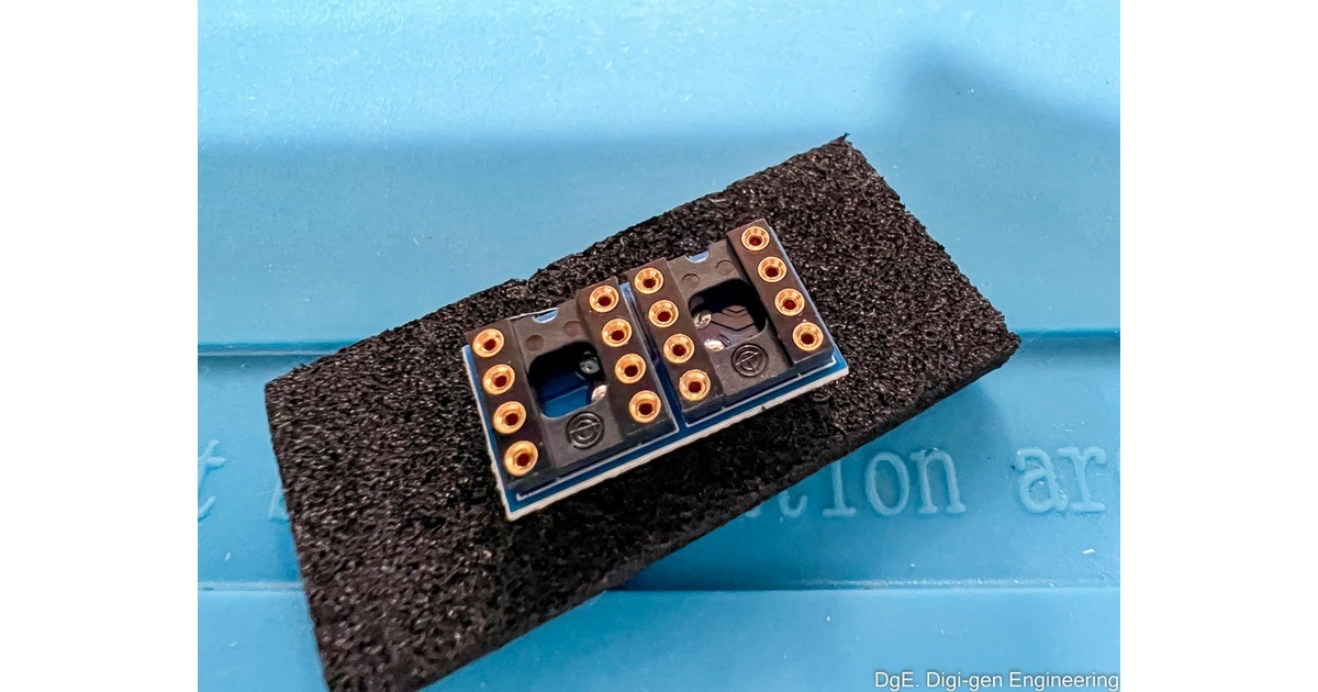 オペアンプ MUSES03 X 4個 DIP化基板実装済み