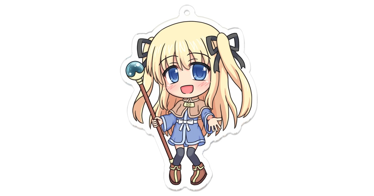 ヴァンくん・フォーレちゃん×アルディ＆ミーヤのアクリルキーホルダー ミーファちゃんアクリルキーホルダー 70 x 70 (mm) - ウッドの