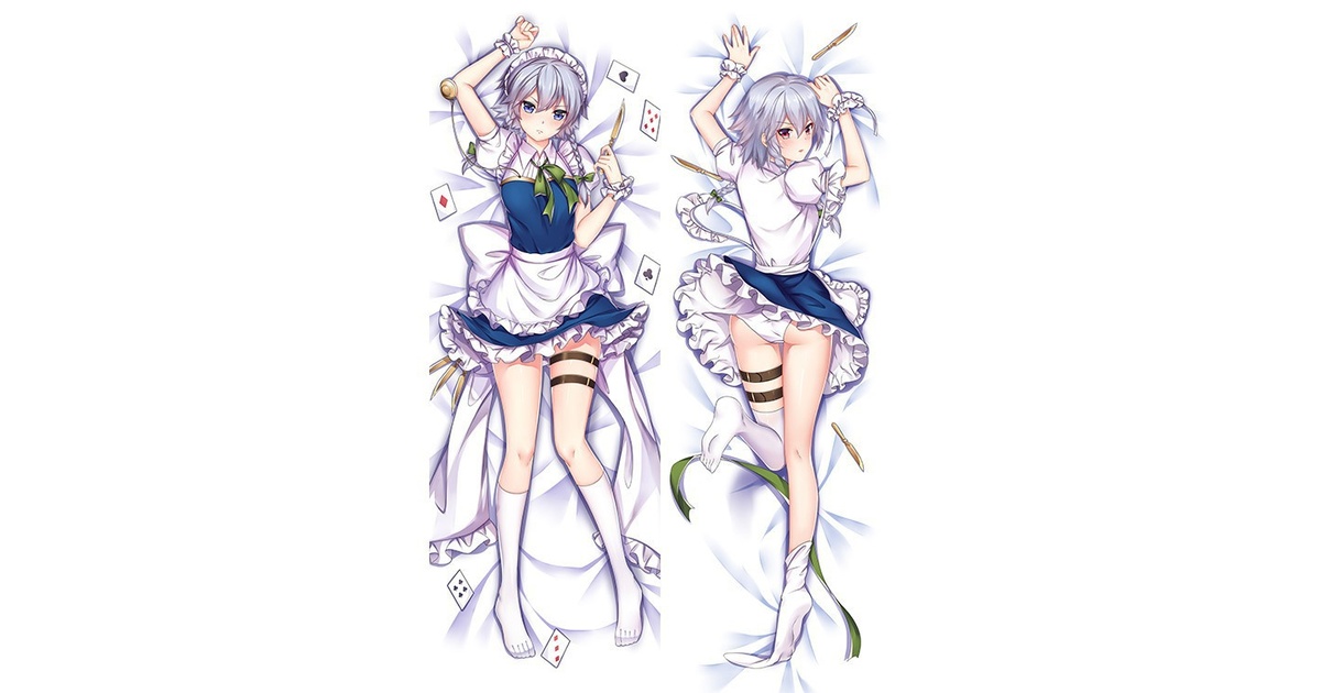 十六夜咲夜 抱き枕 Yahoo!オークション - 東方Project 十六夜咲夜
