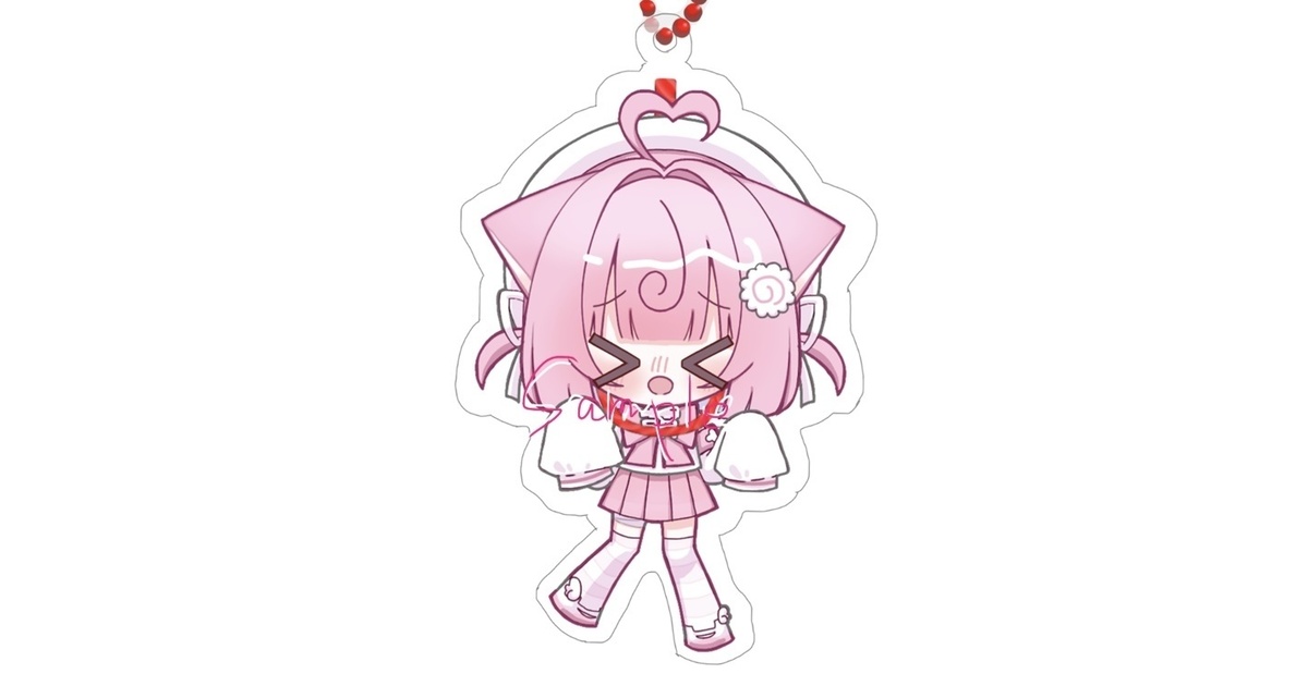 桃寝ちのい アクリルキーホルダー 【非公式】 - ゆめひつじ - BOOTH