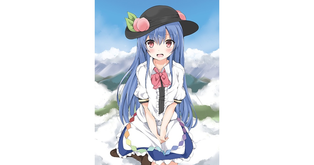 もふもふ毛布【比那名居天子】【東方Project】 - 手作りグッズ屋